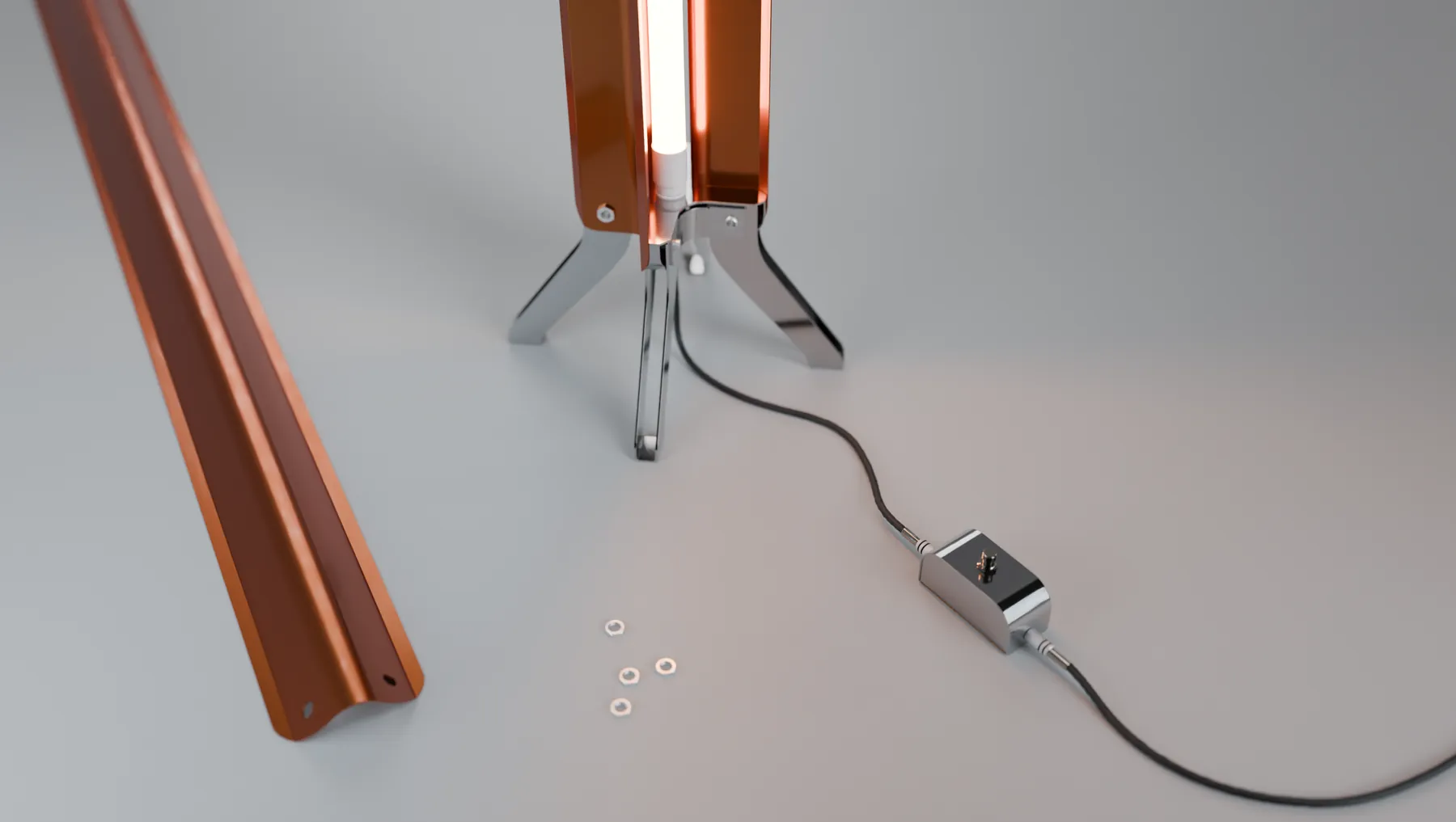 Perfil de aluminio y dimmer